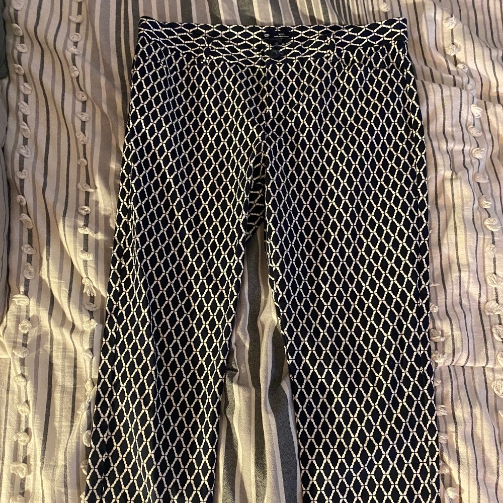 Gap printed slim city pant